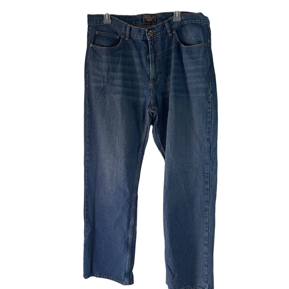 Pintlar Men's Size 38 X 32 Western Cowboy Medium‎ Wash Bootcut Jeans